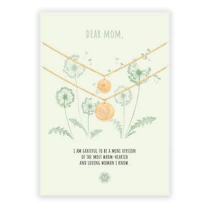 DEAR MOM (DANDELION) 2x Collana